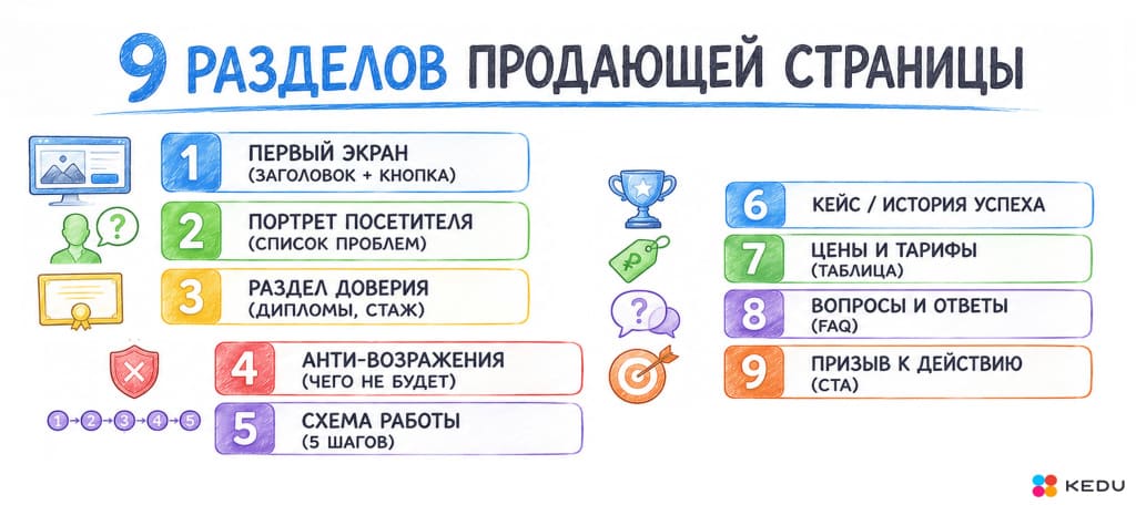Ошибки сайта нутрициолога: отсутствие цен на консультацию, слабая кнопка записи, скрытая публичная оферта и неадаптированная мобильная версия — чек-лист для самостоятельной проверки